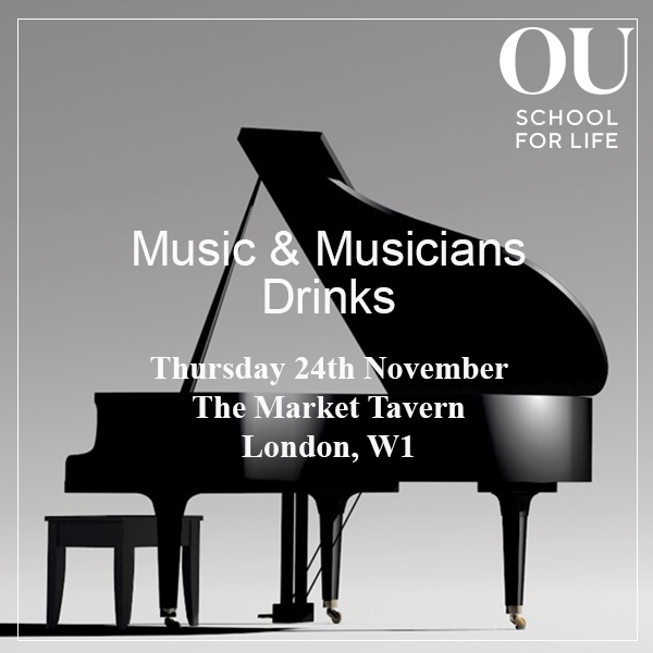 OU Music and Musicians Drinks Calendar OU Association